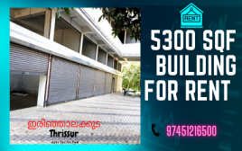 5300  SQF Com Building  For Rent in Irinjalakuda Thrissur  