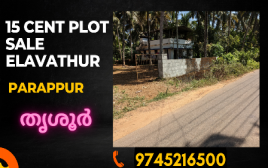 15 cent Plot For Sale Annakkara,Parappur Thrissur