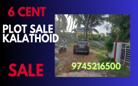 6 Cent Residential Plot For Sale Near Kalathod,Thrissur  