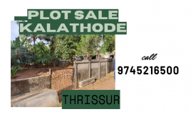 9 cent plot for sale at  krishnapuram,Kalathode,Thrissur 