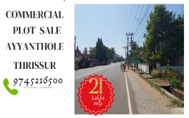 40 Cent Commercial Plot For Sale Ayyanthole,Thrissur